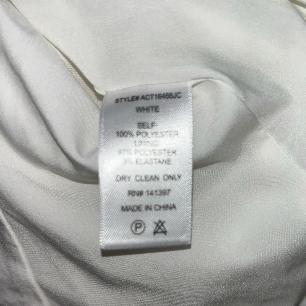 Astr white ruched